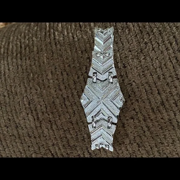 Vintage Sarah Coventry silver bracelet & earrings - Picture 9 of 9